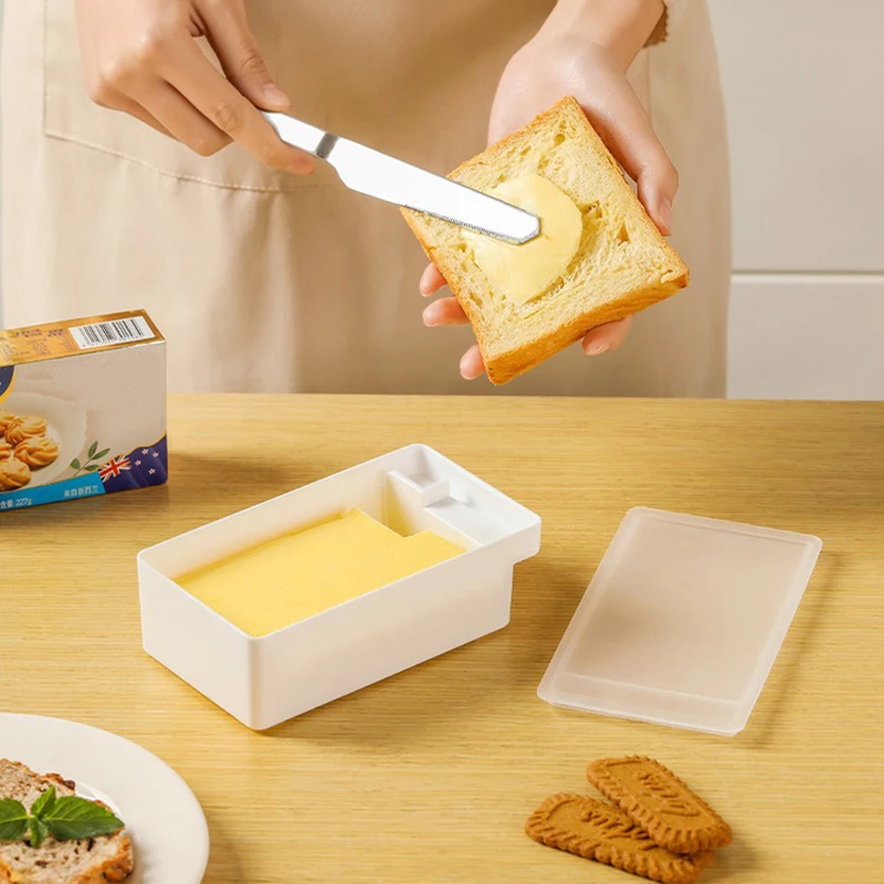 Блюдо Для Масла С Крышкой Коробка Сохранения Свежести Резак Сыра Столешница