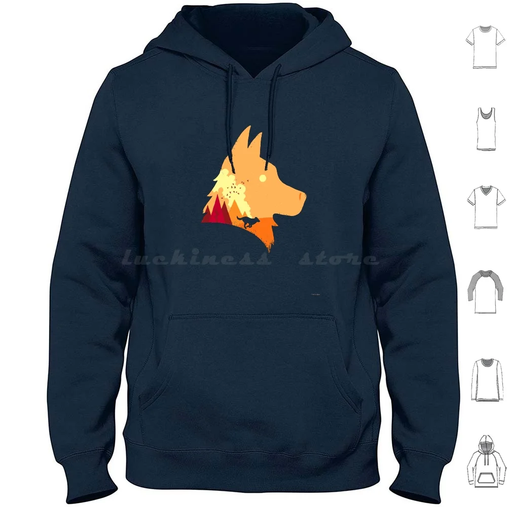 

Good Dog Hoodie cotton Long Sleeve Dog Dogs Doggo Pupper Nature Scene Landscape Dinomike