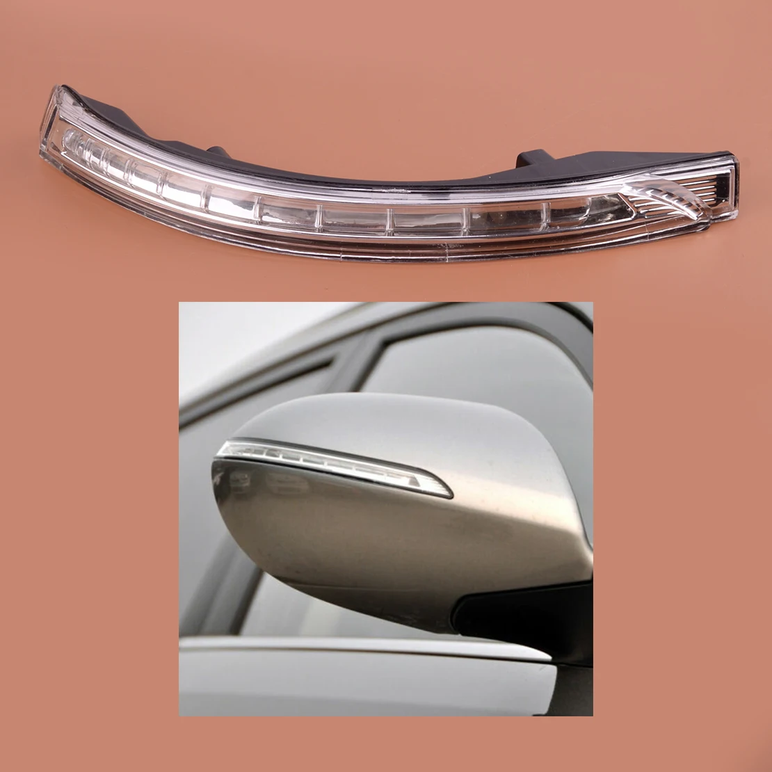 

Car Right Side Rearview Mirror Turn Signal Light Fit for Kia Sportage SL 2010 2011 2012 2013 2014 2015 876243W100
