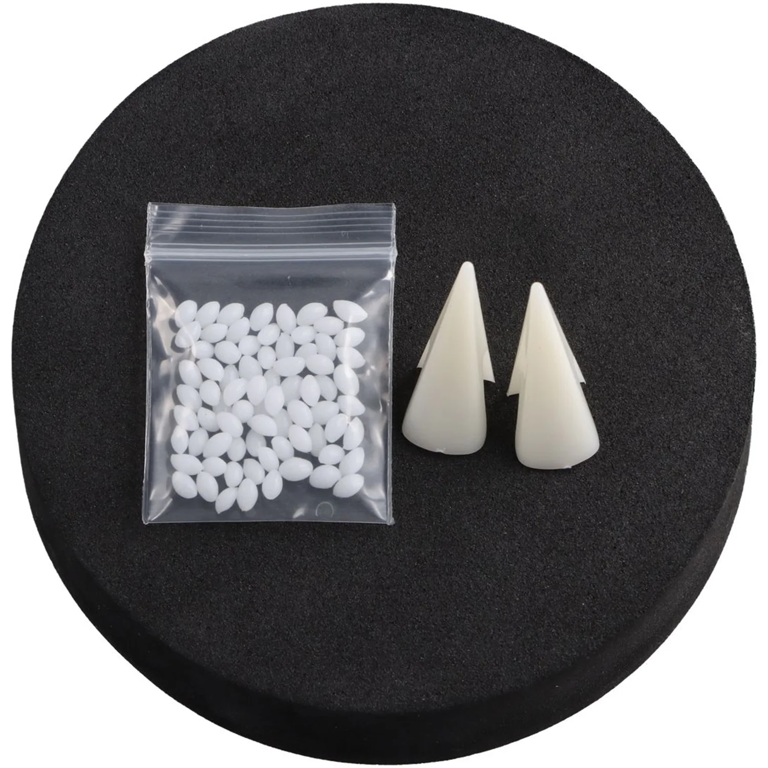 1 пара клыки вампира клей реквизит для костюма на Хэллоуин искусственные зубы