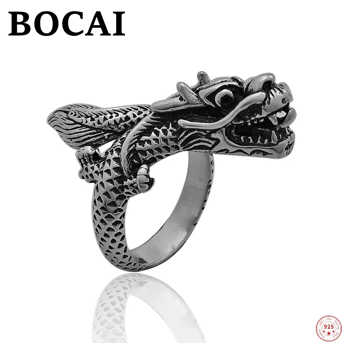 

Женское и мужское кольцо из серебра 2022 пробы с драконом