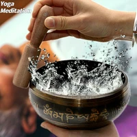 tibetan singing bowl for meditation healing wholesale brass 8inch 17 5inch crystal singing bowl meditate klangschale yoga