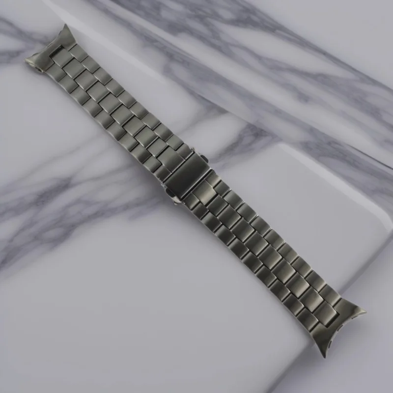Ремешки для часов, подходящие для Google Pixel Watch 12, титановый ремешок для Google Pixel Watch, металлический стальной ремешок с тремя звеньями. (art.: 3920db8ffd871) - 3920db8ffd871