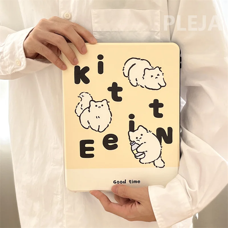 

Cartoon Rotation Protective Case For iPad Mini 6 Air 5/4/3 Pro 2018 2020 2021 9.7'' 10.5 11'' 12.9 inch Cover with Pencil Holder