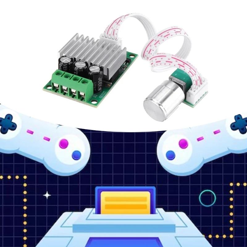 Модуль регуляторов скорости двигателя постоянного тока 12 В-30 В 10 А регулируемый