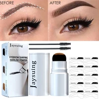 eyebrow stamp shaping kit 10 reusable eyebrow stencils professional waterproof long lasting brush brow styling women cosmetics
