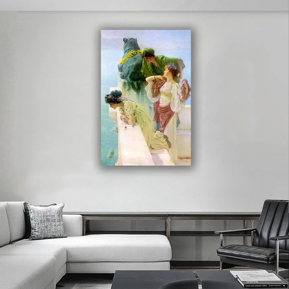 Лоуренс Альма-Тама A Coign of Vantage известная картина печать Жикле на холсте