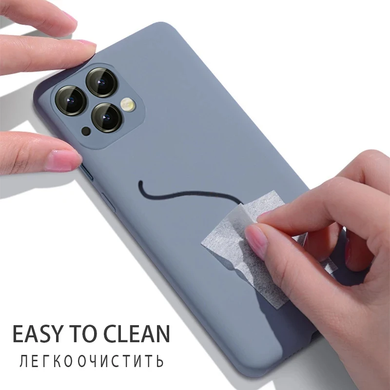 Камера Протектор Жидкий Силиконовый Чехол Для Apple iPhone 12 11 Pro Max 12mini 6 6s 7 Plus X XR XS Мягкий Резиновый Задний Корпус.