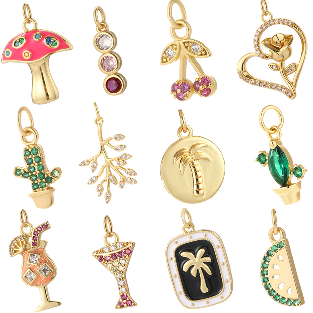 Милые подвески в виде вишневой пчелы для изготовления ювелирных изделий