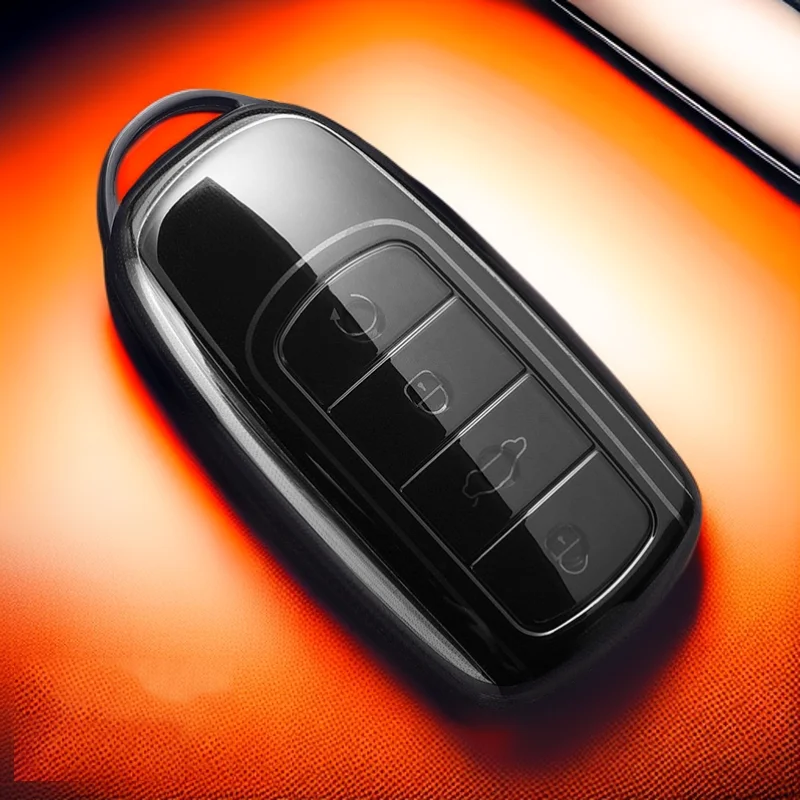 

Прозрачный Черный Чехол Для Автомобильного Ключа Chery Tiggo 8 Pro, Tiggo 8 Plus, 7 Pro Max, Omoda 5