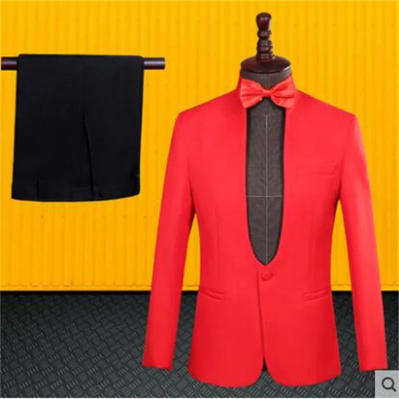 Блейзер для хора мужской костюм жениха со штанами мужские свадебные костюмы в