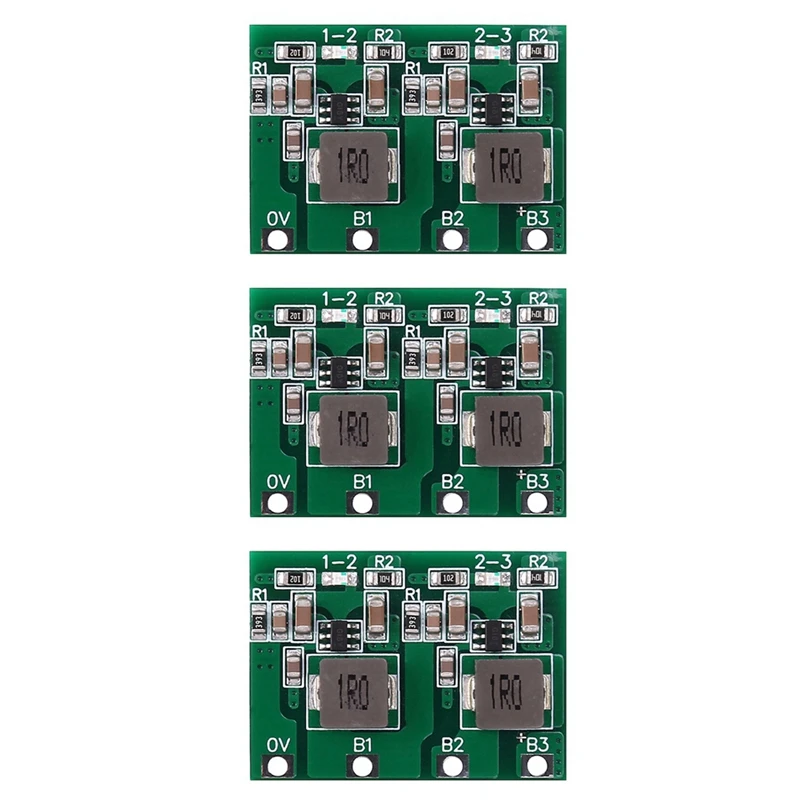 

3X 3S 1300MA Equalizer Balancer 18650 Lithium Lifepo4 Battery Protection Board BMS PCB Board Energy Transfer Board