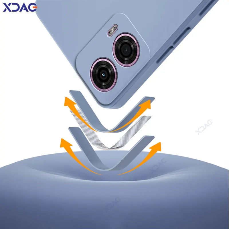 Роскошный чехол с двойной подкладкой для Motorola Moto G24 MotoG24 сумки телефона полной