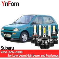 ynfom led headlights kit for subaru vivio rx r r12r13 1992 2000 low beamhigh beamfog lampcar accessoriescar headlight bulbs