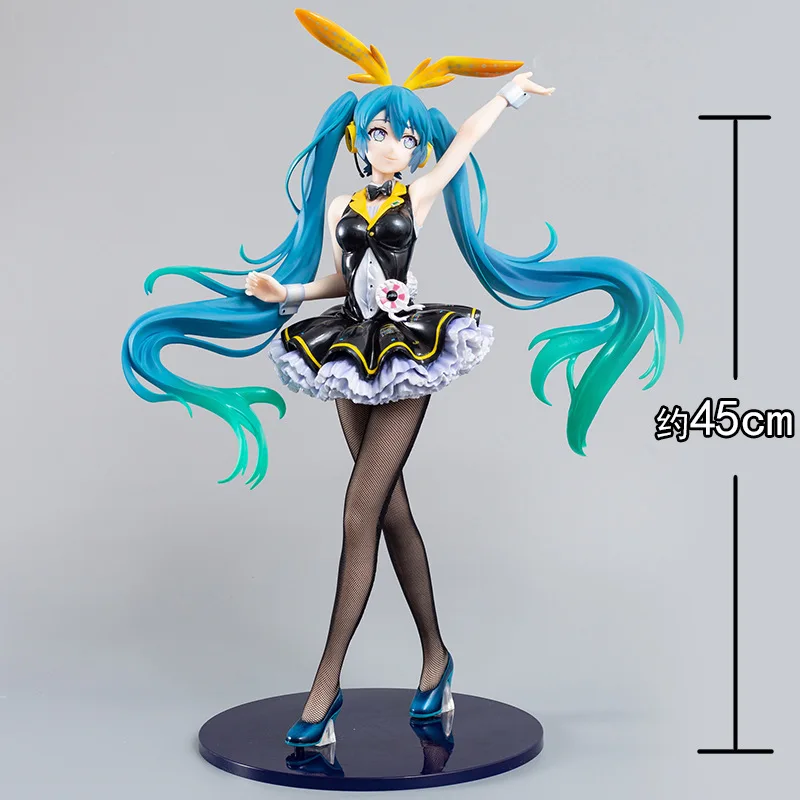 

45cm Big Figurine Hatsune Miku My Dear Bunny Ver. 1/4 Scale Printed Figure MX Project DIVA Arcade Boxed