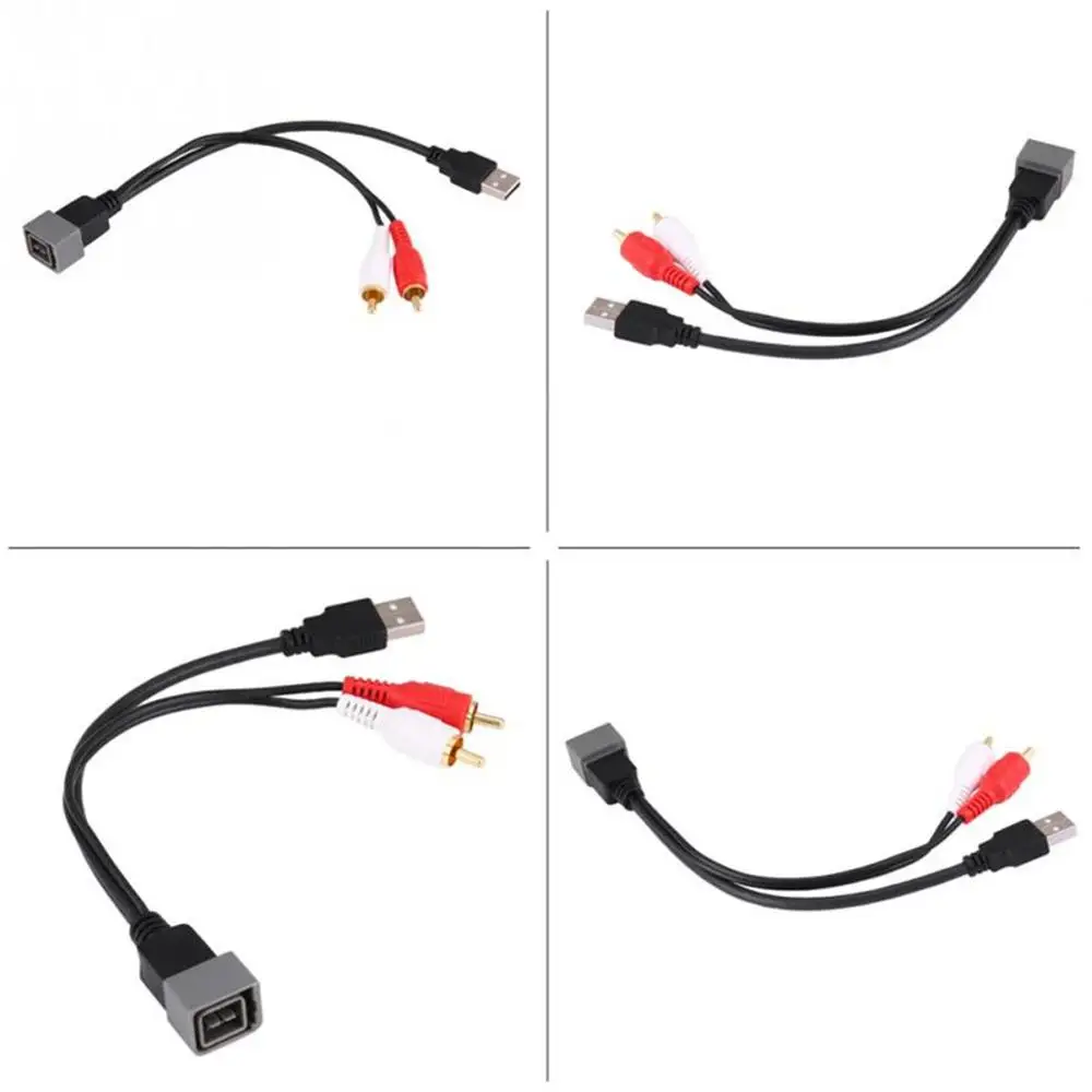 8-контактный автомобильное аудио кабель радио USB адаптер Порты и разъёмы Вход