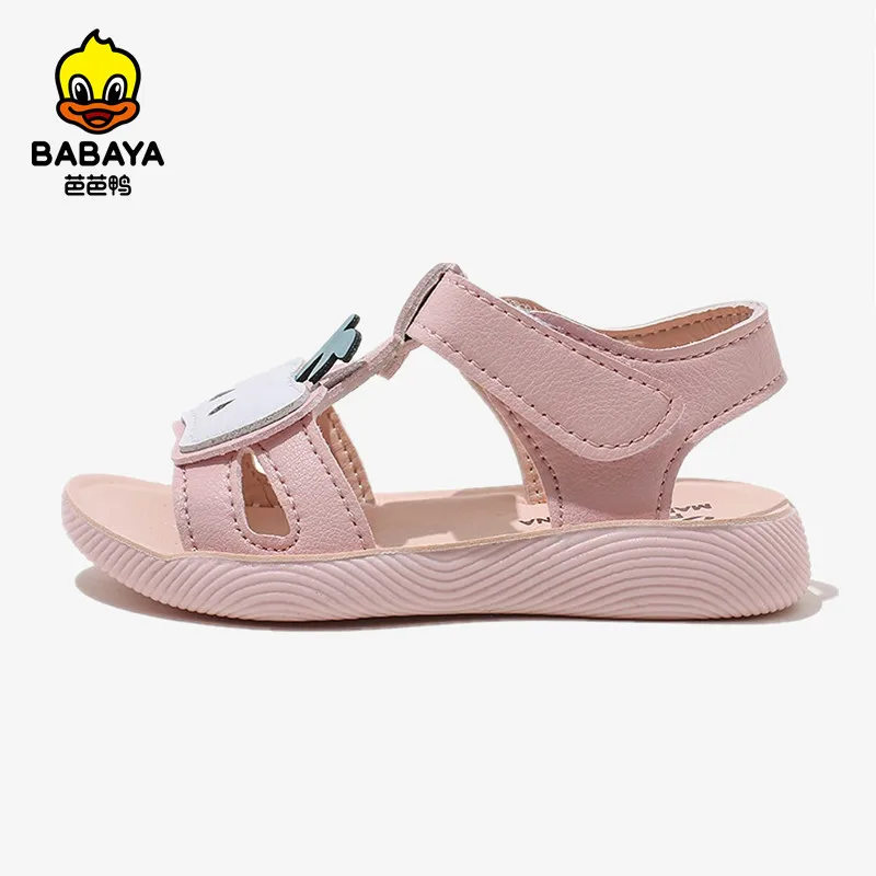 

Babaya Children's Sandals Girls Breathable Casual Shoes 2022 Summer New Girls Open-toed baby Beach Shoes Princess Sandals