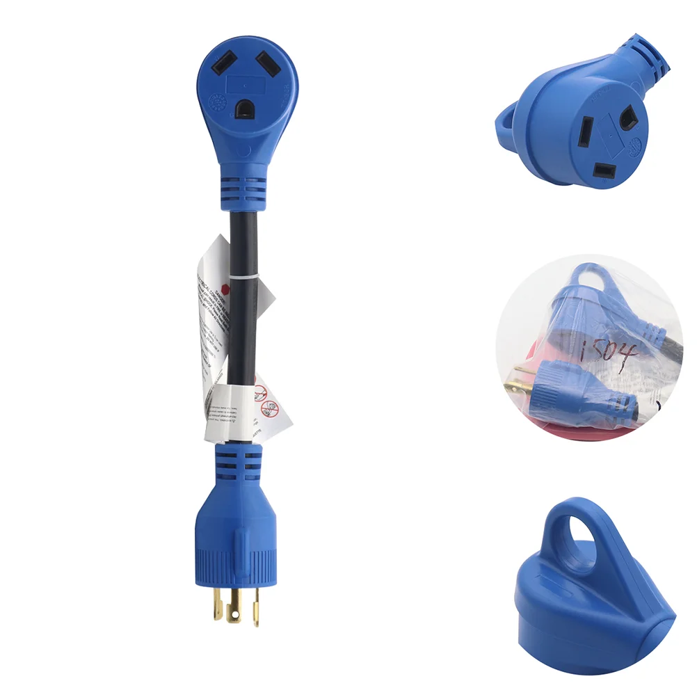

1pc 30 to 30A Practical RV Power Cord Adapter RV Adapter Cord Generator Adapter Power Cables