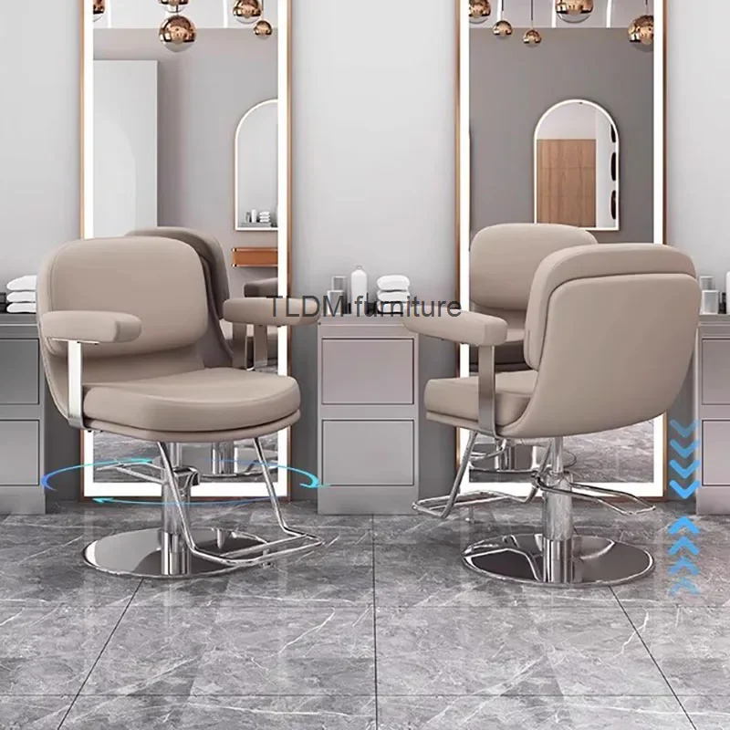 Мужское парикмахерское кресло для парикмахерской роскошный дизайн портативное