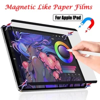 paper feel screen protector film for ipad pro 11 2021 2020 12 9 9 7 10 2 9th tablet magnetic film for ipad air 4 mini 4 5 6