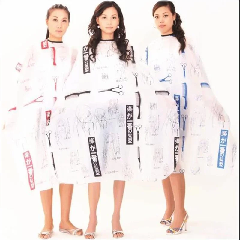 

Искусственный фартук для завивки волос, цветной фартук, накидки для парикмахерской, водонепроницаемый инструмент для укладки волос с принтом