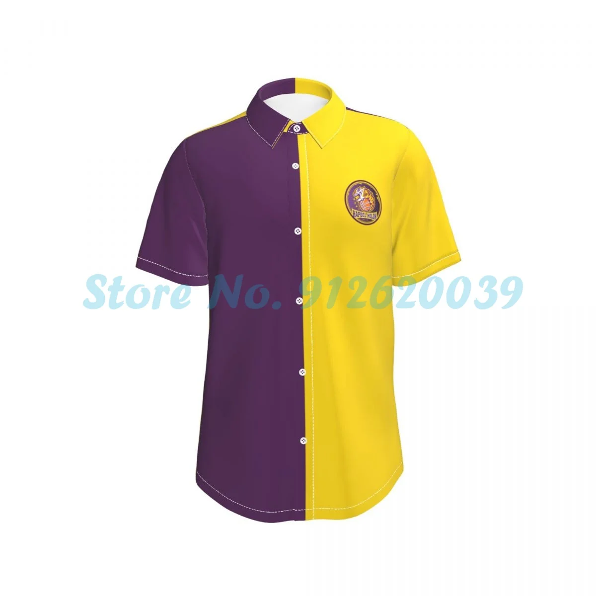 

Israel Hapoel Holon Bc Men's Slim-Fit Short Sleeve Classic Shirt Printed T-Shirt