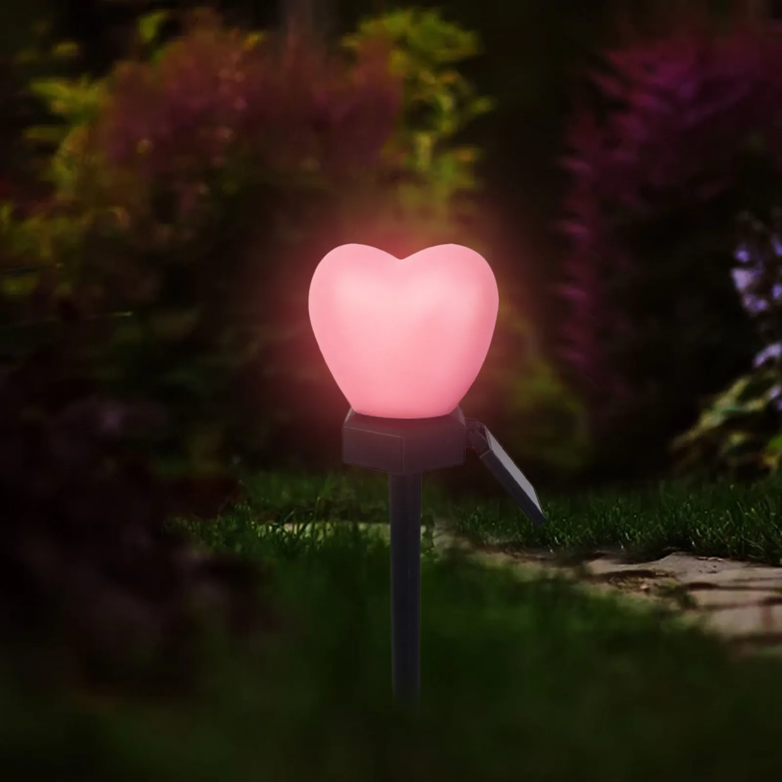 

Lights Solar Lawn Tree Outdoor 2PC Day Solar Stakes Decorations Garden Valentine's LED Plug Lights Decoration & Hangs