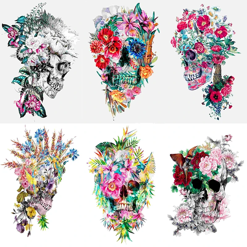 

New DIY Special AB Drills 5D Diamond Painting Skeleton Cross Stitch Kit Full Drill Skull Flower Mosaic Picture Decor Home Gift