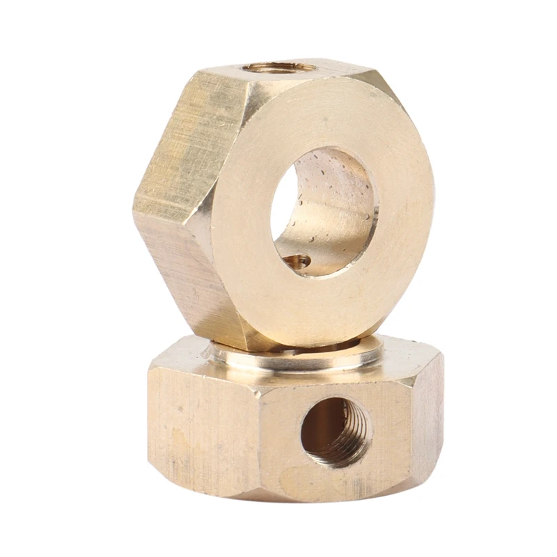 4 шт. 17 мм латунный адаптер ступицы колеса с шестигранным хвостовиком комбайнер