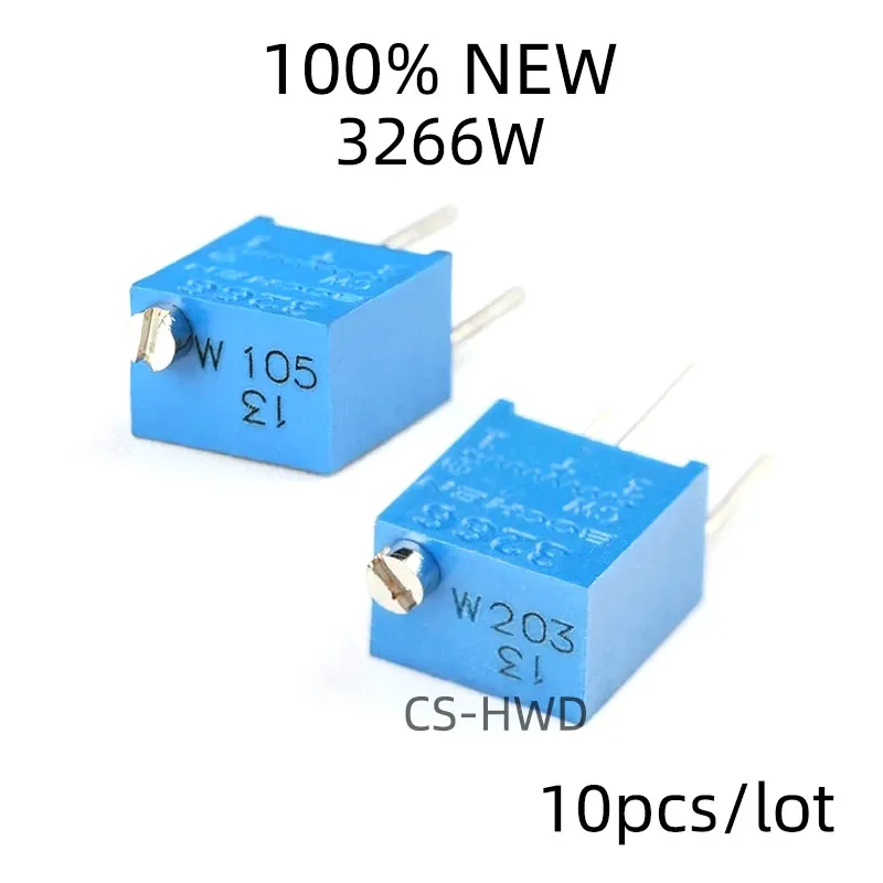 10 шт. 3266 Вт регулируемый прецизионный потенциометр 1K 2K 5K 10K 20K 50K 100K 200K 500K 103 1M 101 201 501
