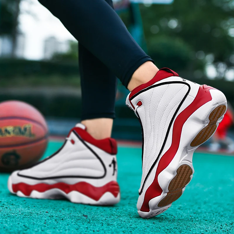 High Quality Basketball Shoes Men Sneakers Boys Basket Shoes Autumn High Top Non-slip Outdoor Sports Shoes Man Gym Athletic Shoe