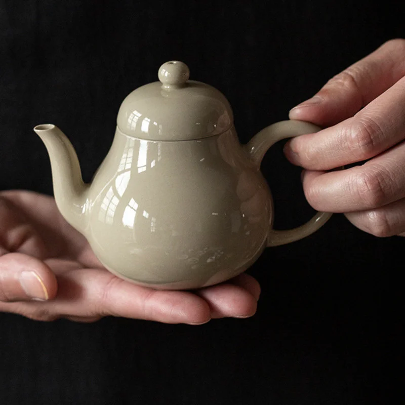 

Керамический чайник в стиле ретро, 140 мл