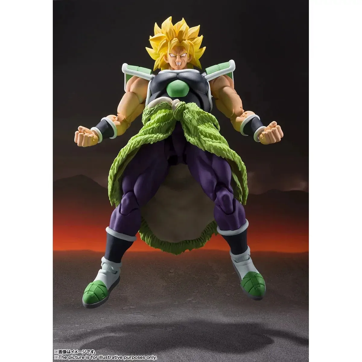 Переизданные фигурки Bandai S.H.Figuarts BROLY -SUPER- из аниме Драгонболл Супер Сайян, пластиковые игрушки, бесплатный подарок. (art.: 3920dcd3020bb) - 3920dcd3020bb