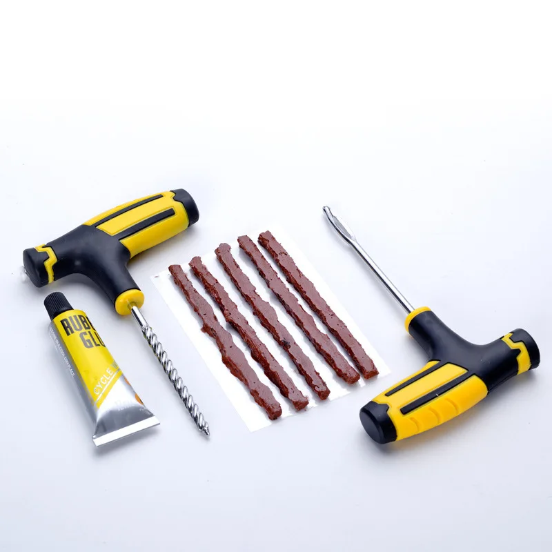 

Car Tire Repair Kit Auto Bike Car Tire Tyre Cement Tool Puncture Plug Practical Hand Tools for Car Truck Motorbike