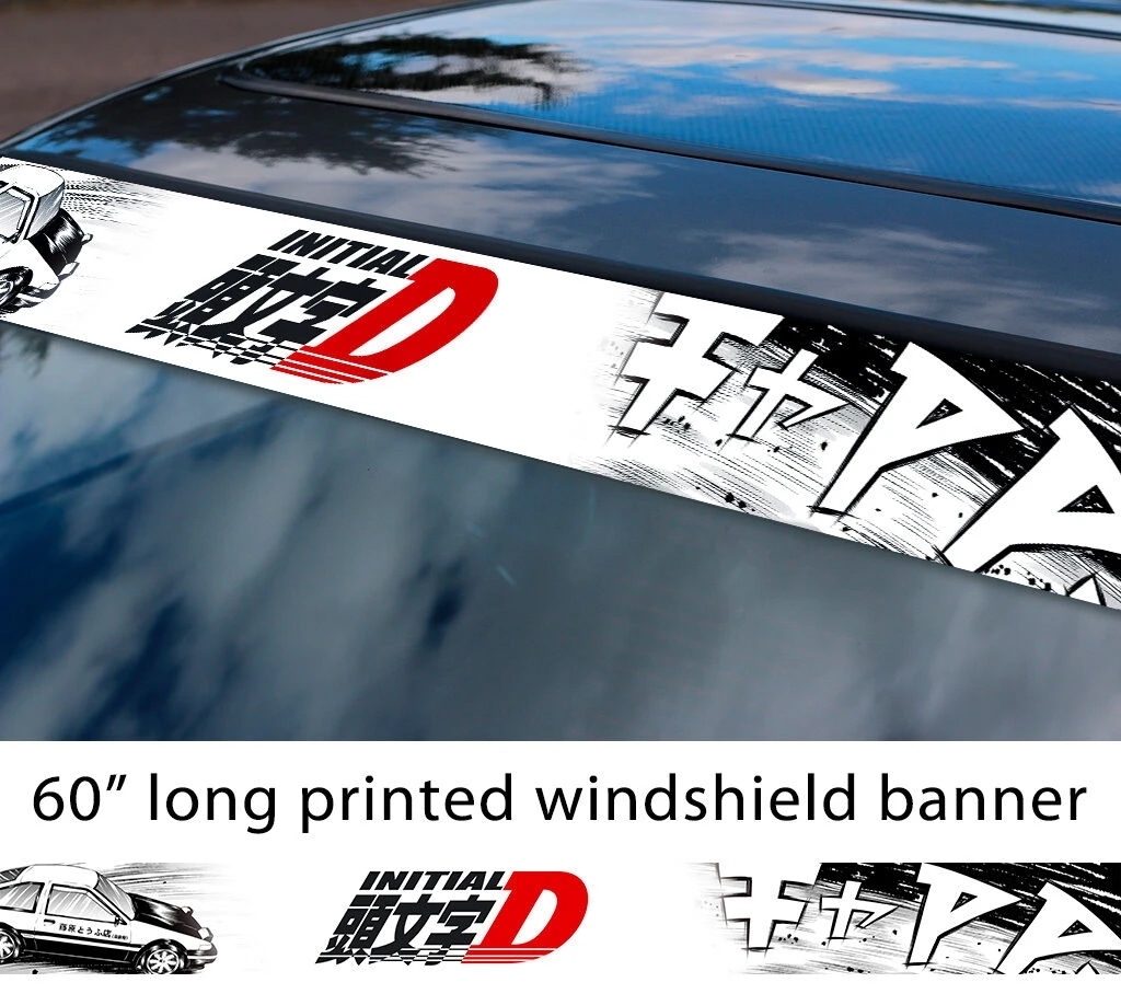 

Виниловая наклейка на лобовое стекло, 60 дюймов