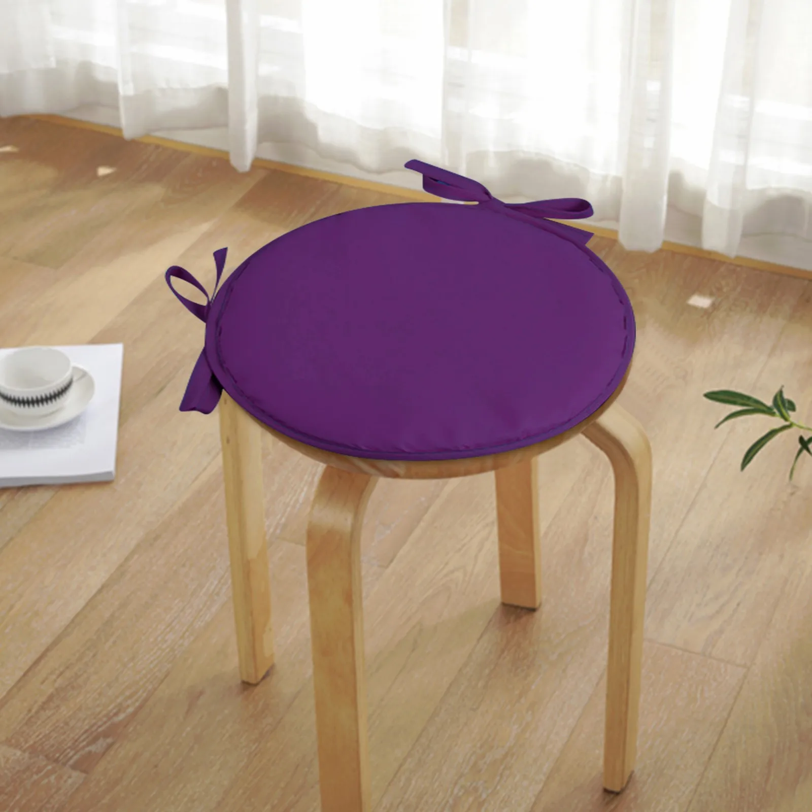 Подушка на сиденье # t2p круглая губчатая стул для сада обеда офиса |