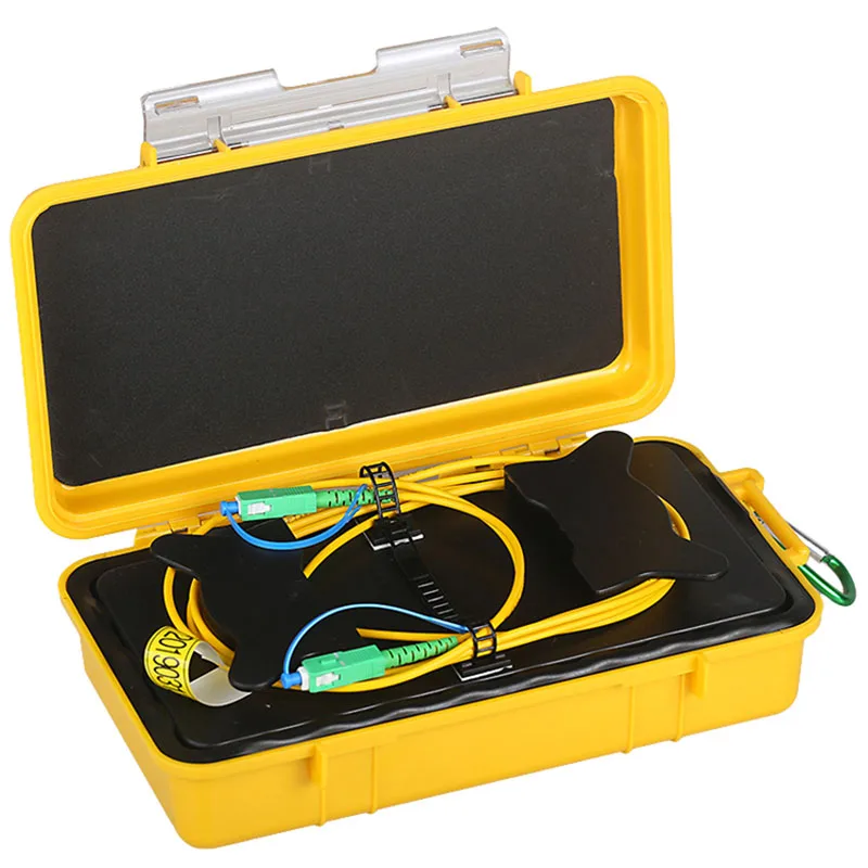 Good Quality 500M 1KM 2KM SC/APC Fiber Optic OTDR Launch Cable Box  9/125 SM 1310/1550nm