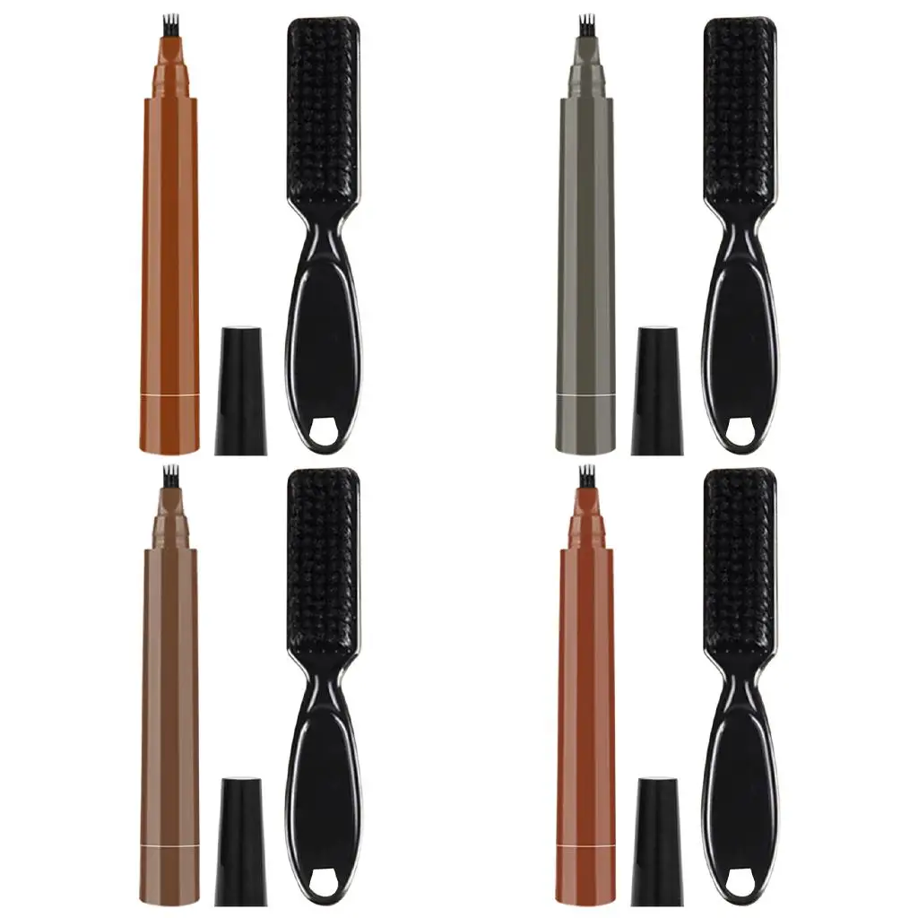 

Наполнитель для карандашей для бороды включает щетку и пот для мужчин