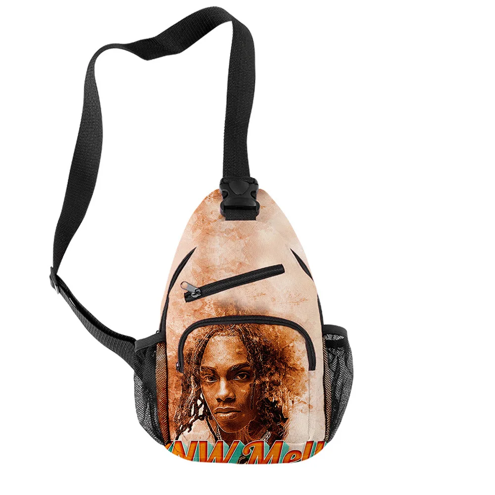 

Модная водонепроницаемая Спортивная дорожная сумка YNW Melly для мальчиков и девочек, модель дорожные нагрудные сумки Oxford, модные сумки через плечо с 3D-принтом