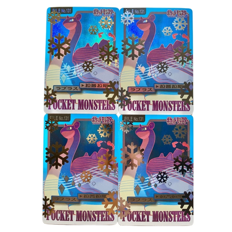 

Покемон анимационные персонажи динамизация лапрас преломляющая рельефная фольга тиснение флэш-карта аниме классика Игра коллекционная игрушка