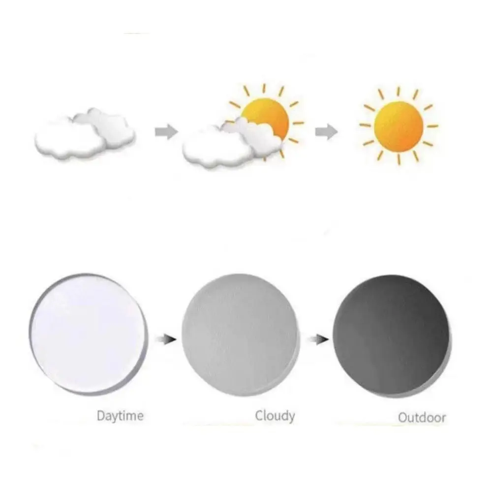 Новые фотохромные очки INS уличные легкие Меняющие цвет роскошный дизайн модные