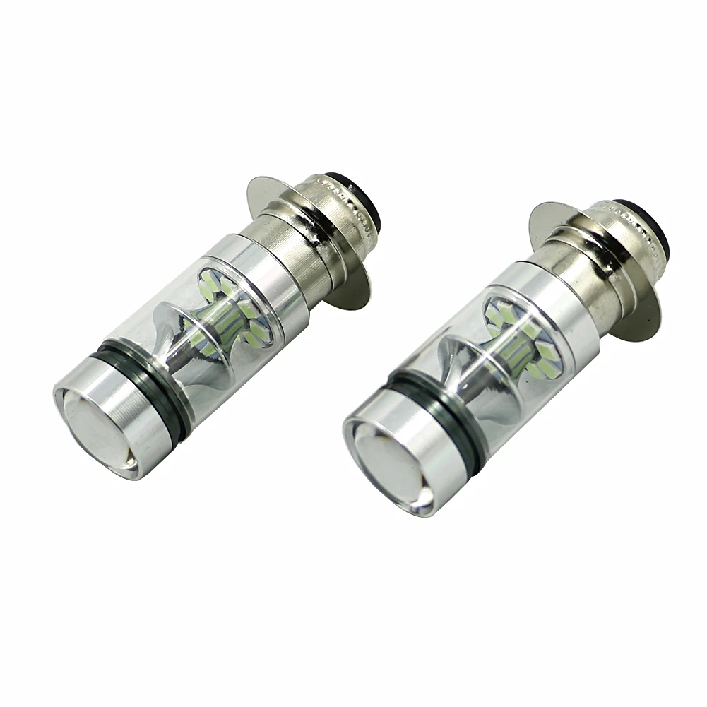 

2 шт. супер синие белые светодиодные лампы для фар, обновленная лампа для Yamaha GRIZZLY 660 400 YFZ450 RAPTOR 350 700 RHINO H6 100 Вт ATV UTV