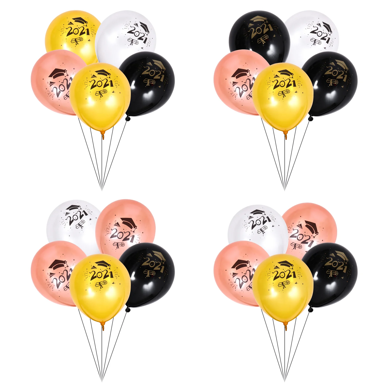 

Balloons Party Latex Graduation Balloon Decoration Printing Shower Adorable Bridal Birthday Happy Decorations Decor Lightweight