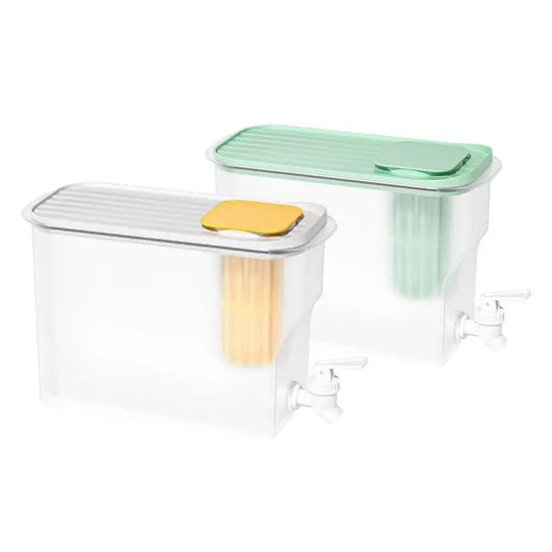 

Cold Beverage Dispenser Refrigerator With Faucet Lemonade Bottle Drinkware Kettle Pot Beverage Dispenser Home Cool Jug Bucket