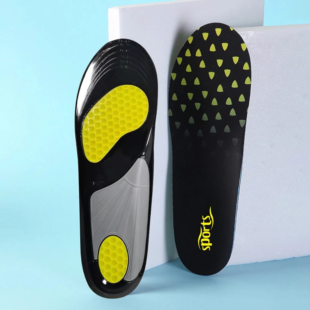 NOIPACE Sports Insoles Arch Support Shoe Insoles Full Length Orthotic Inserts for Plantar Fasciitis Treatment GEL Heel Cushion