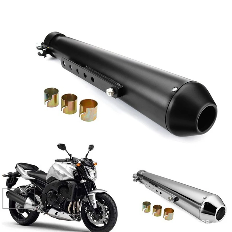

Universal Retro Cafe Racer Motorcycle Exhaust Muffler Pipe Modified Tail System For CG125 GN125 Cb400ss Sr400 EN125 XL883 1200