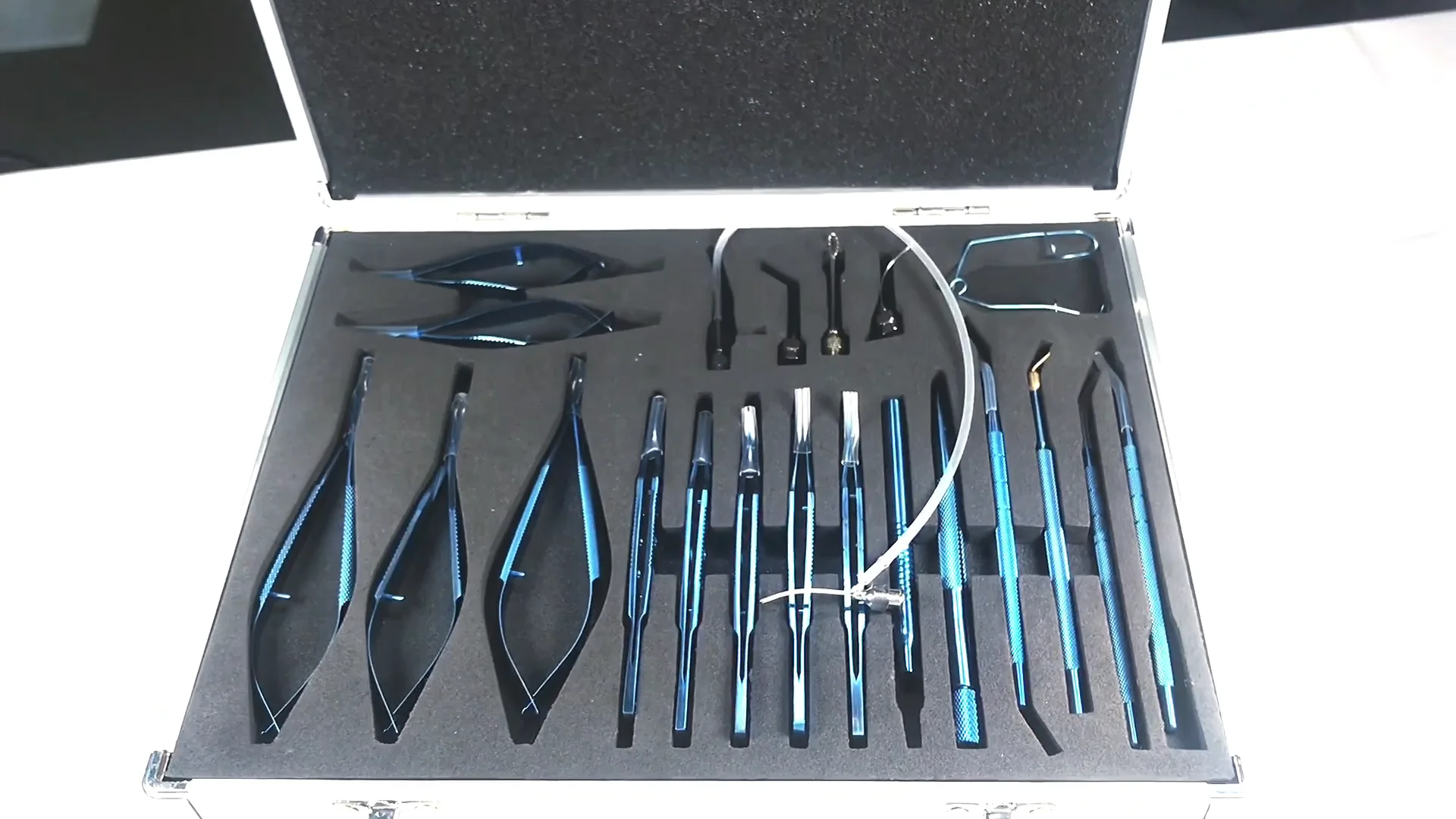 

21 pcs titanium Ophthalmic surgical kit, titanium alloy cataract set