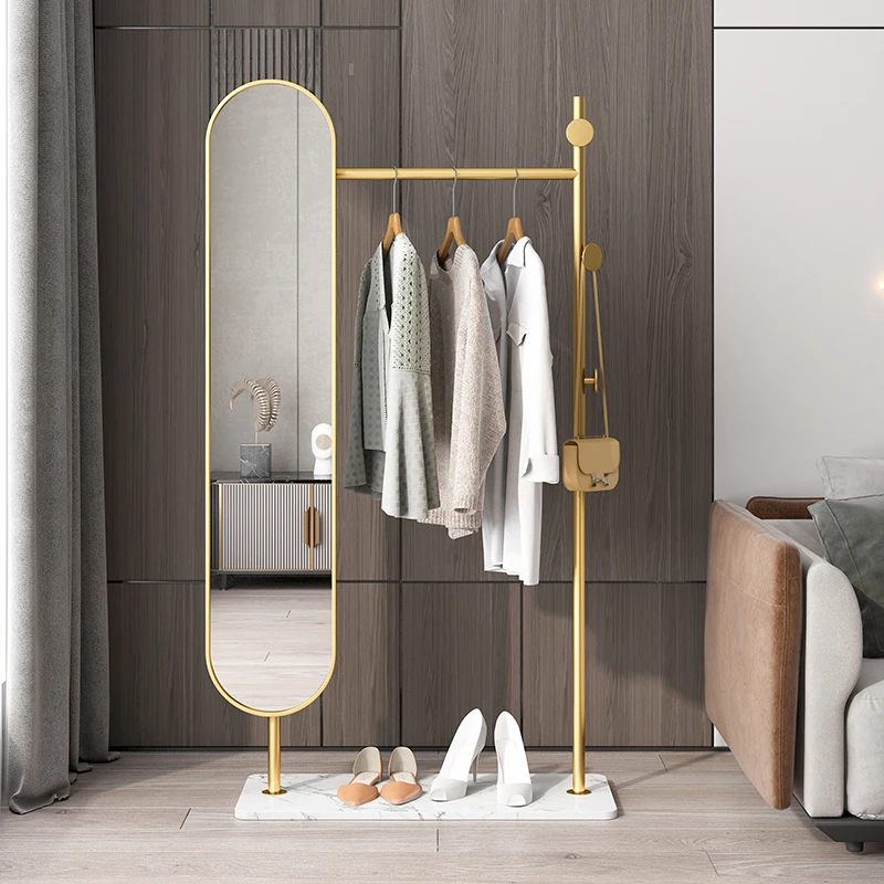 

Metal Standing Coat Rack Floor Modern Clothes Stand Cabinet Clothes Hangers Nordic Bedroom Mueble Recibidor Home Furniture