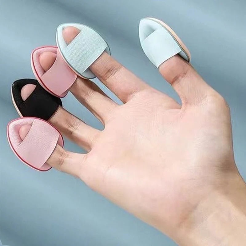 

Mini Finger Makeup Sponge Puff Dual-Use For Dry And Wet Application Concealer Foundation Tool Not Easy To Eat Powder Cosmetics