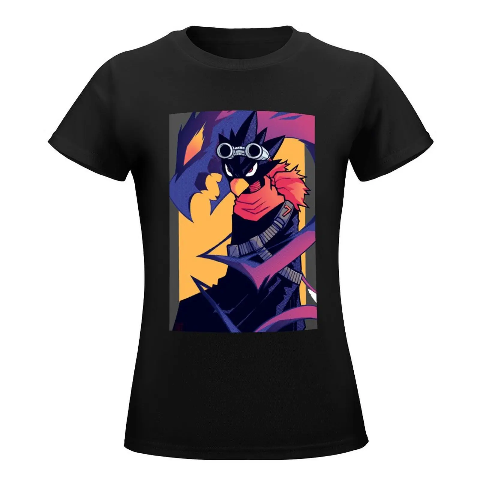 Винтажная женская футболка Tokoyami Fumikage